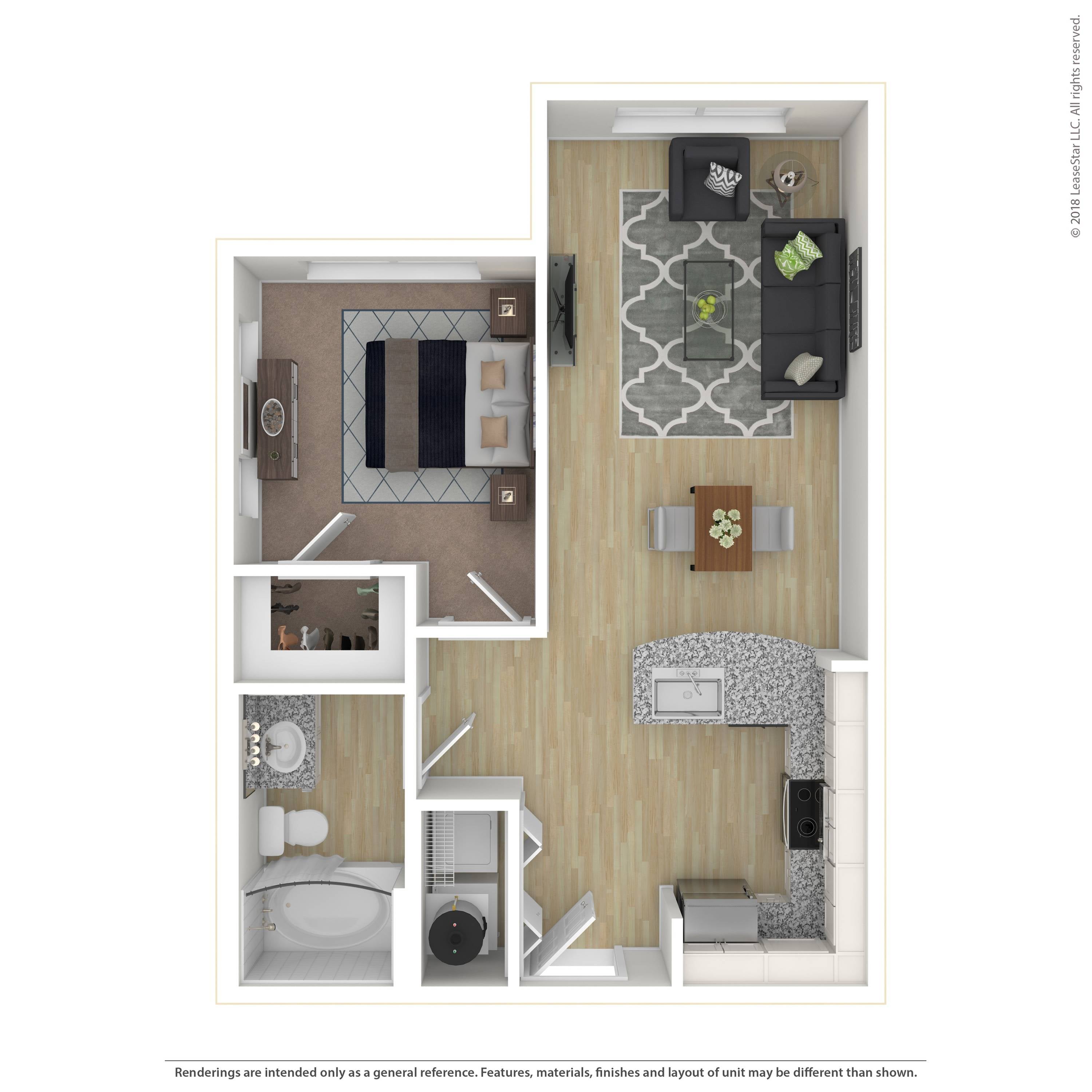 Floor plan layout diagram for A1.3