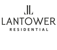 Elegant Lantower Residential logo in stylish black typography.