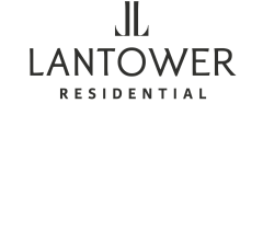 Lantower Residential logo featuring a sleek, modern design with minimalist typography.