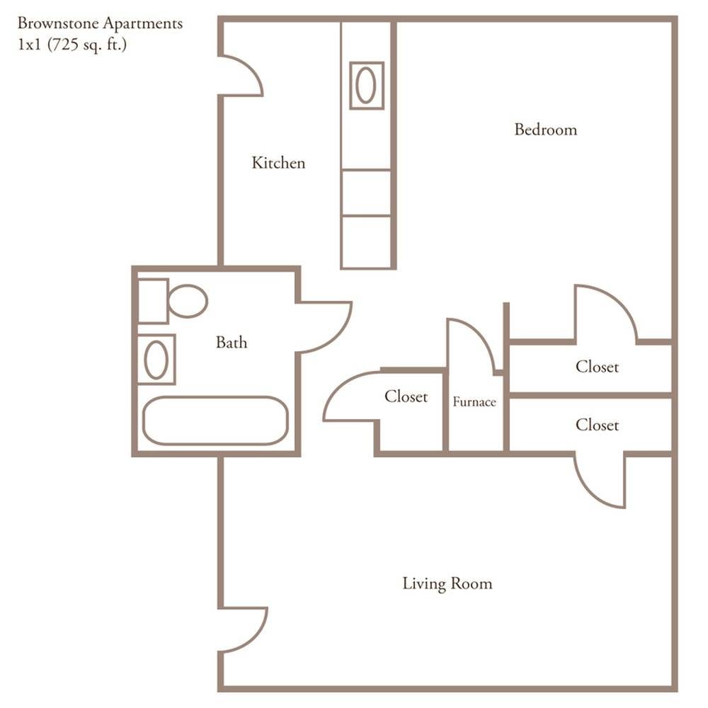 A1 Brownstone 1 Bed Apartment Brownstone Apartments