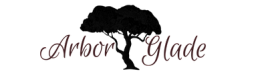 Elegant Arbor Glade logo featuring a stylized tree design.