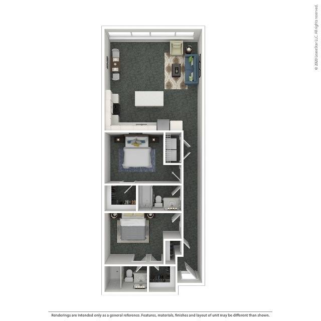 B04 2 Bed Apartment Lofts on Haw River