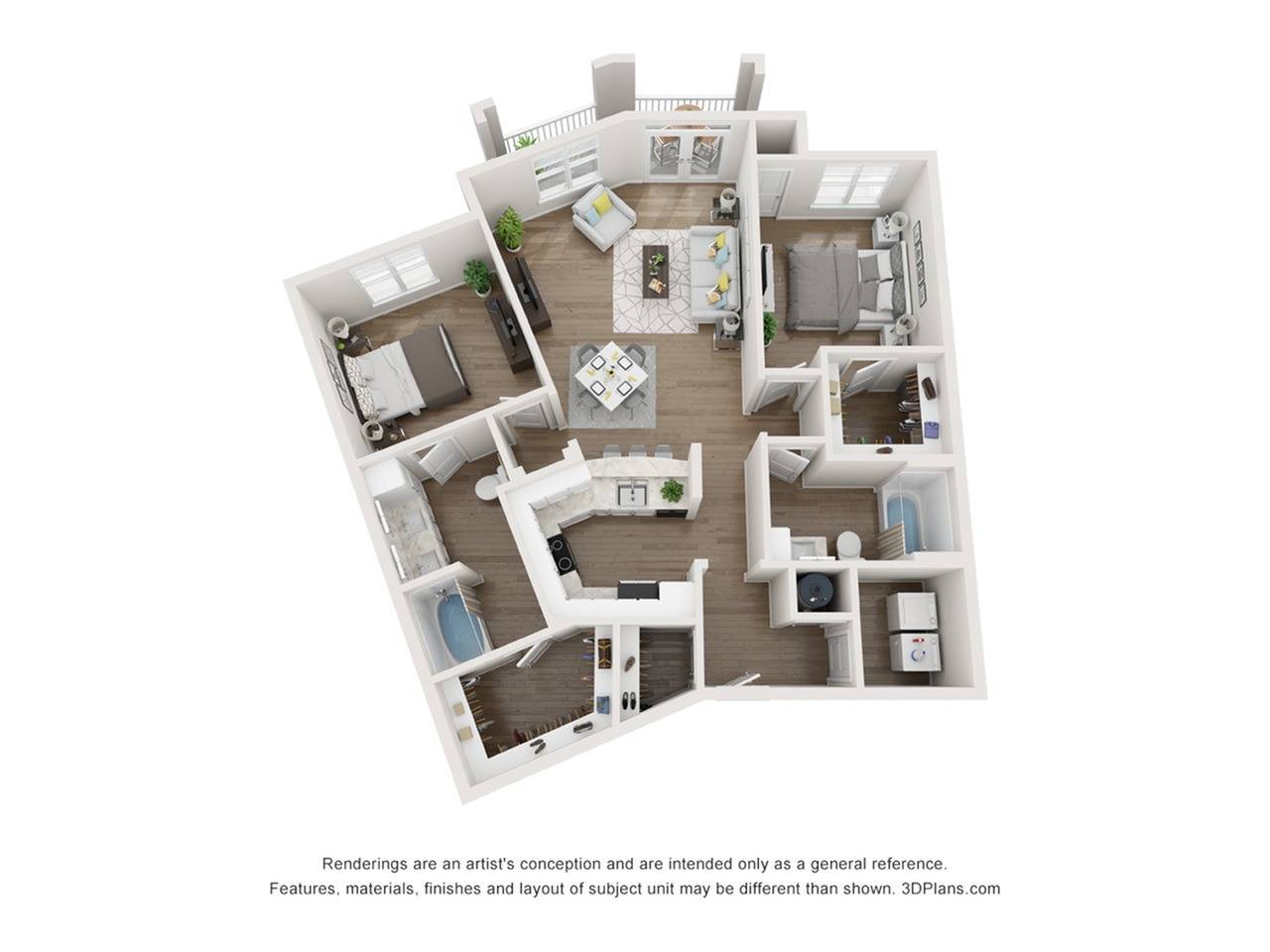 RB8 2 Bed Apartment Weston Lakeside