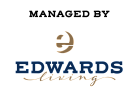 Elegant logo showcasing Edwards Living's modern and sophisticated brand identity.
