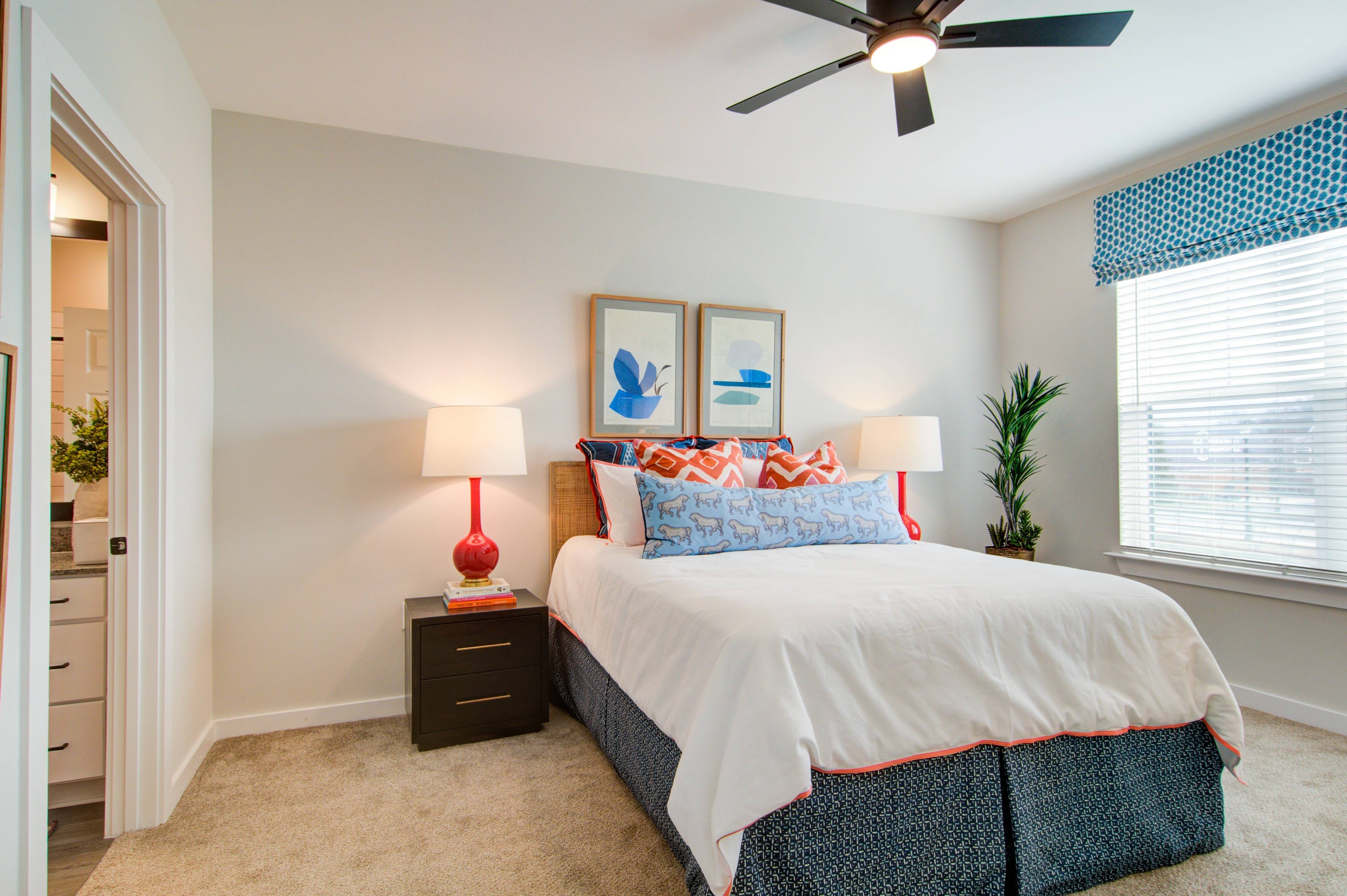 Ceiling fans in all bedrooms*