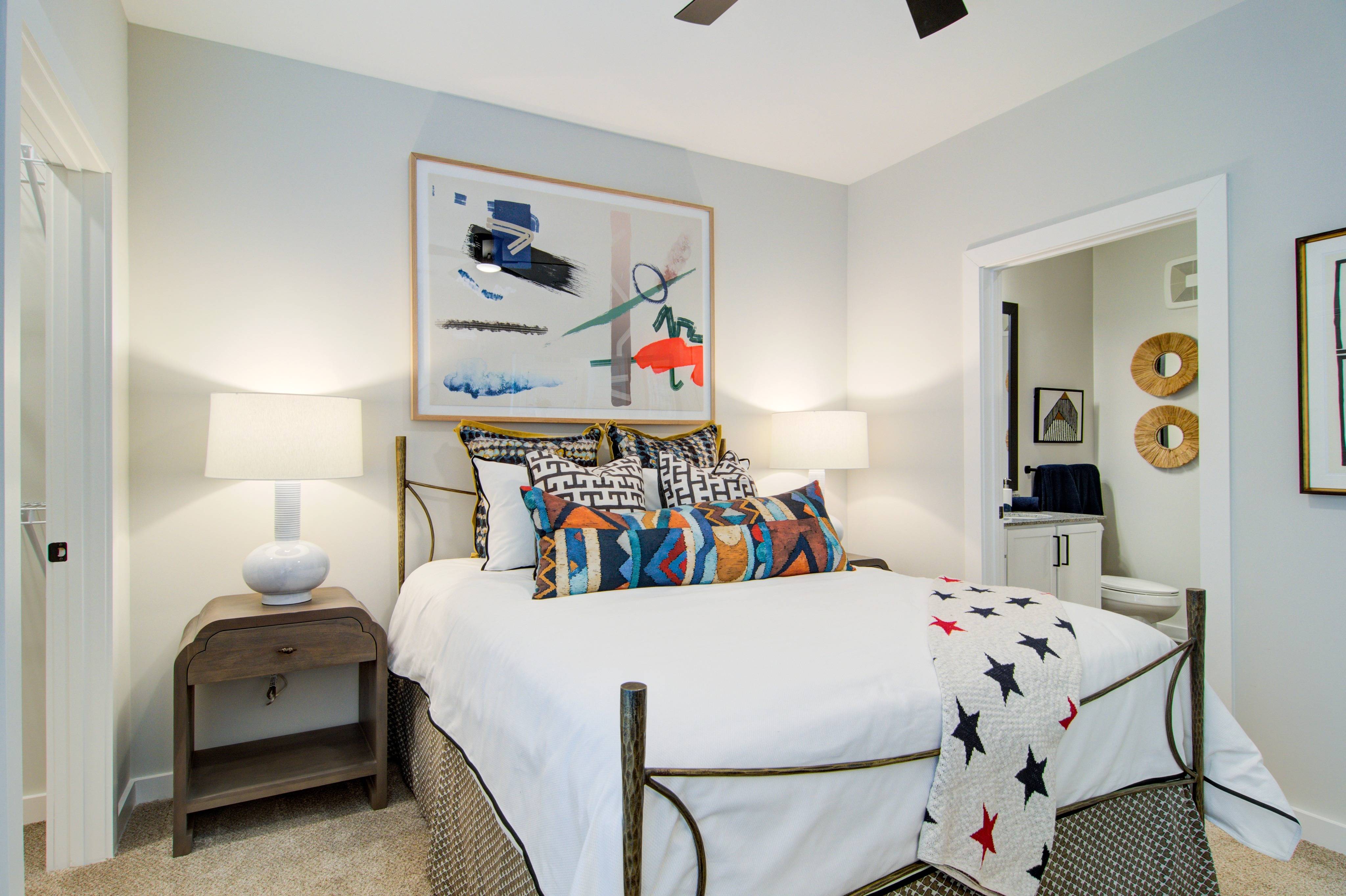 9-foot ceilings throughout homes