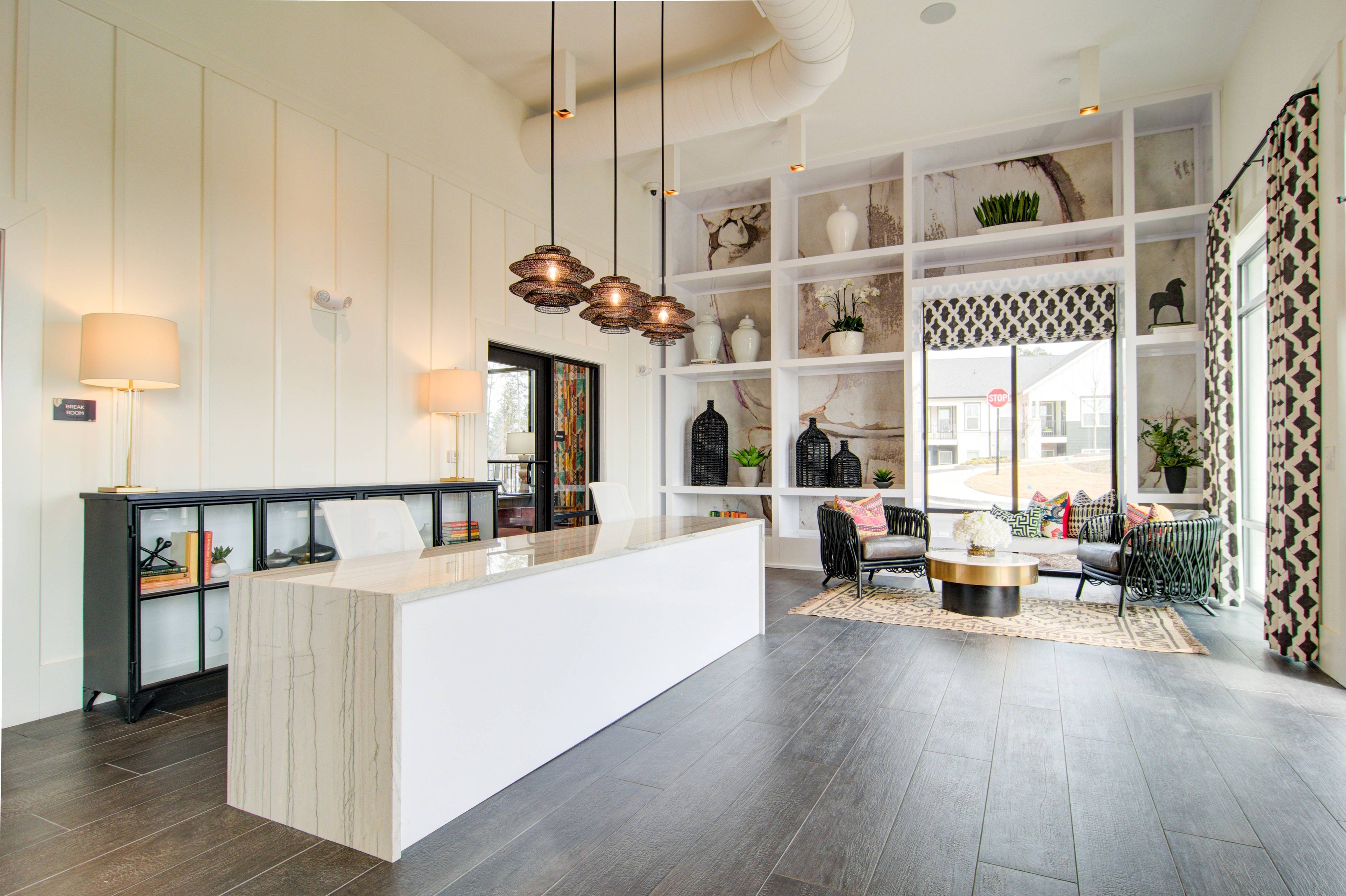 Leasing Office with friendly staff