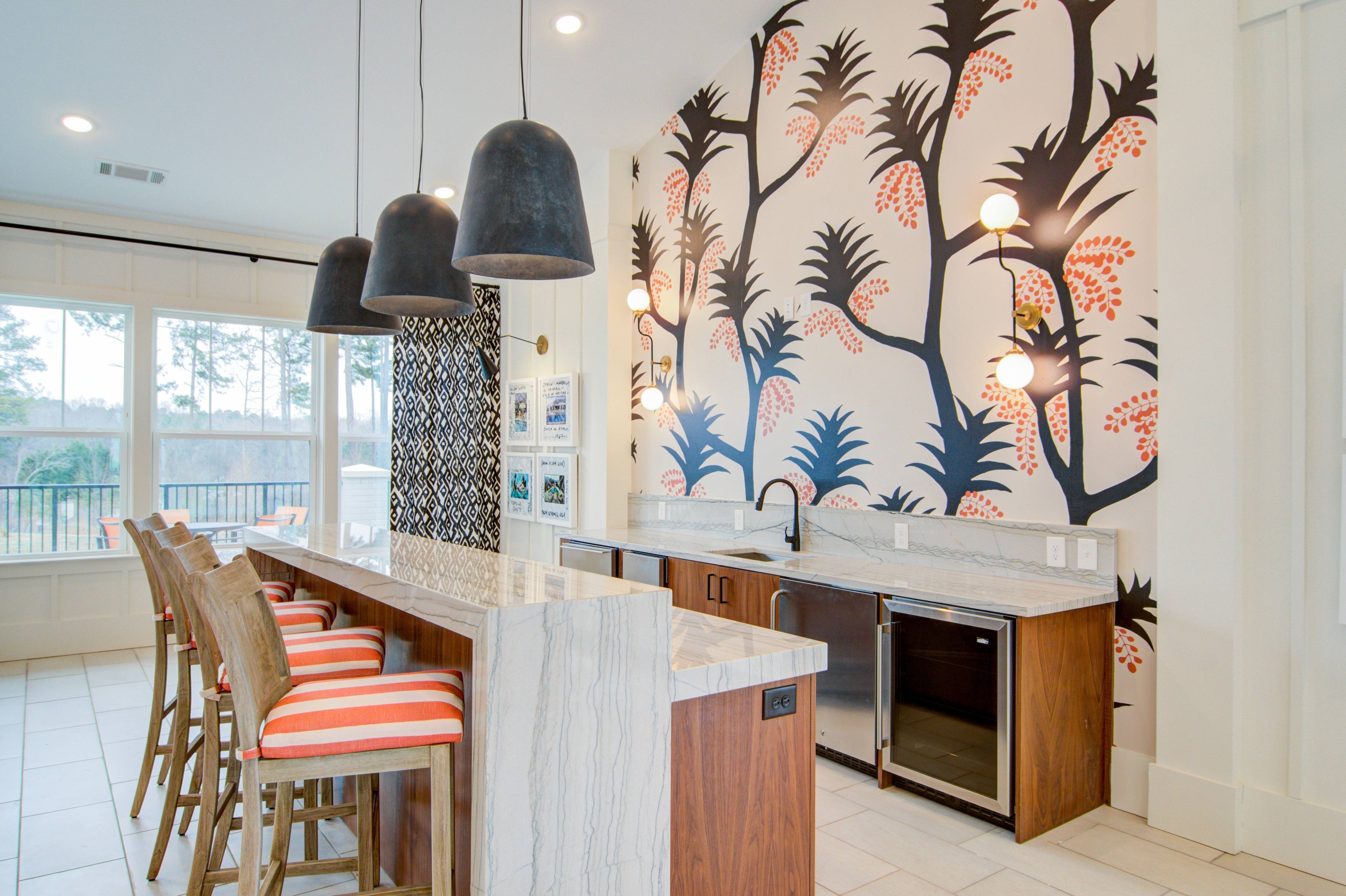 Resident kitchen area