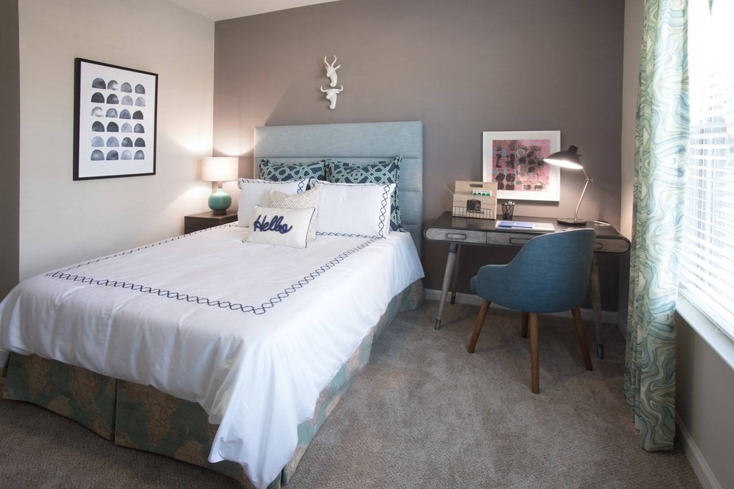 Bedrooms with ample space for furniture