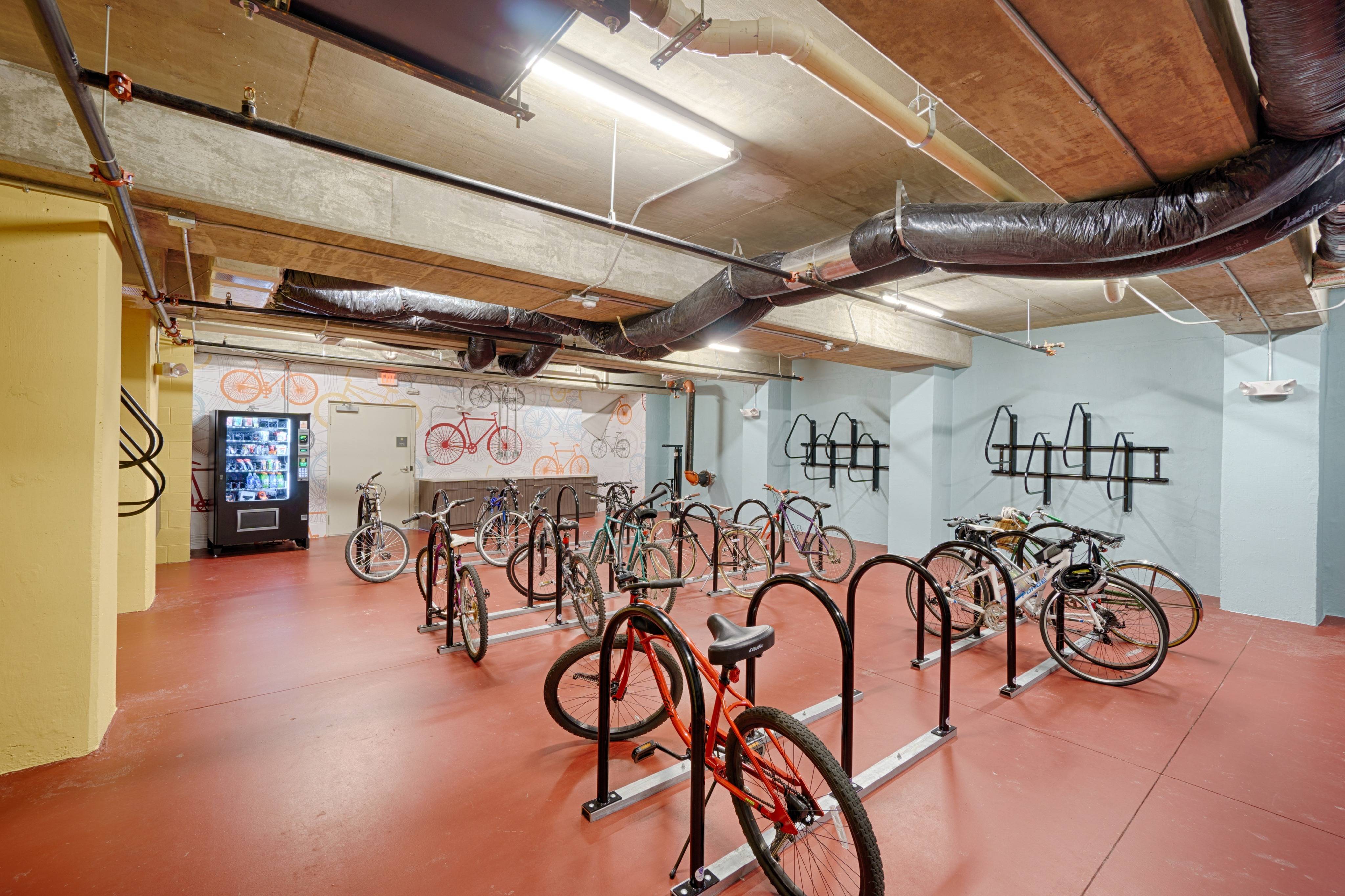 Bike Storage and Repair Station