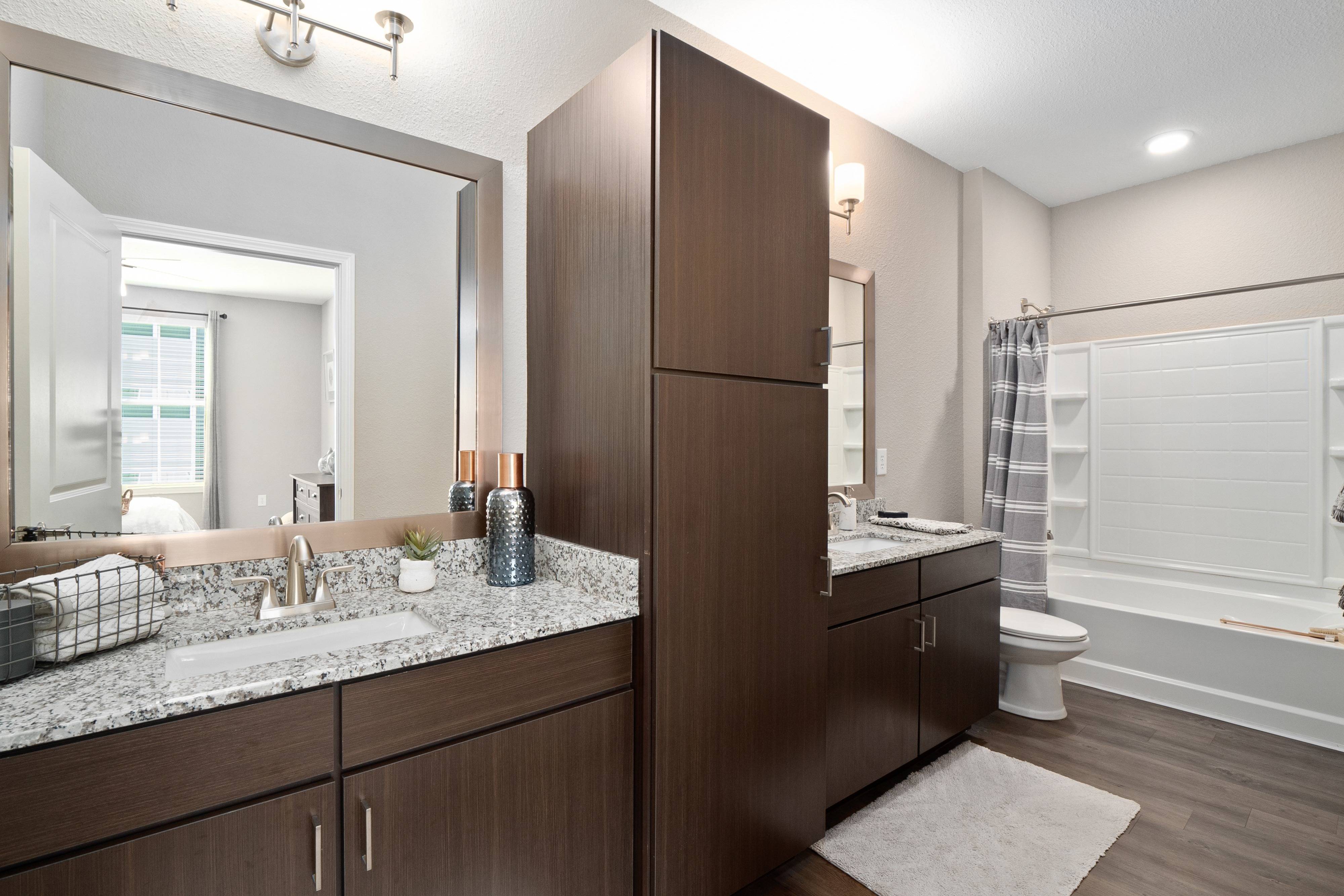 Bathrooms with Double Vanities