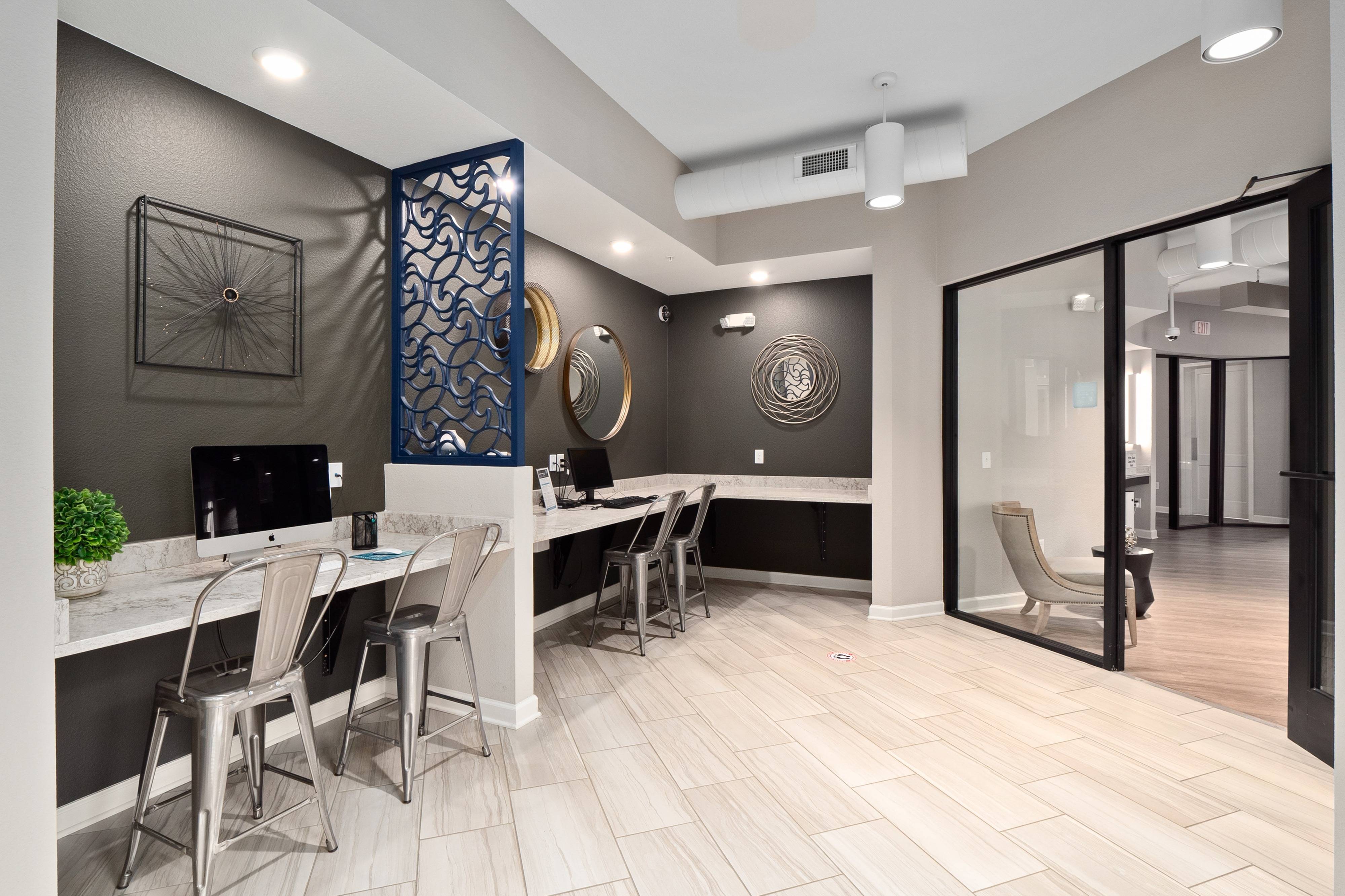 Fully equipped business center