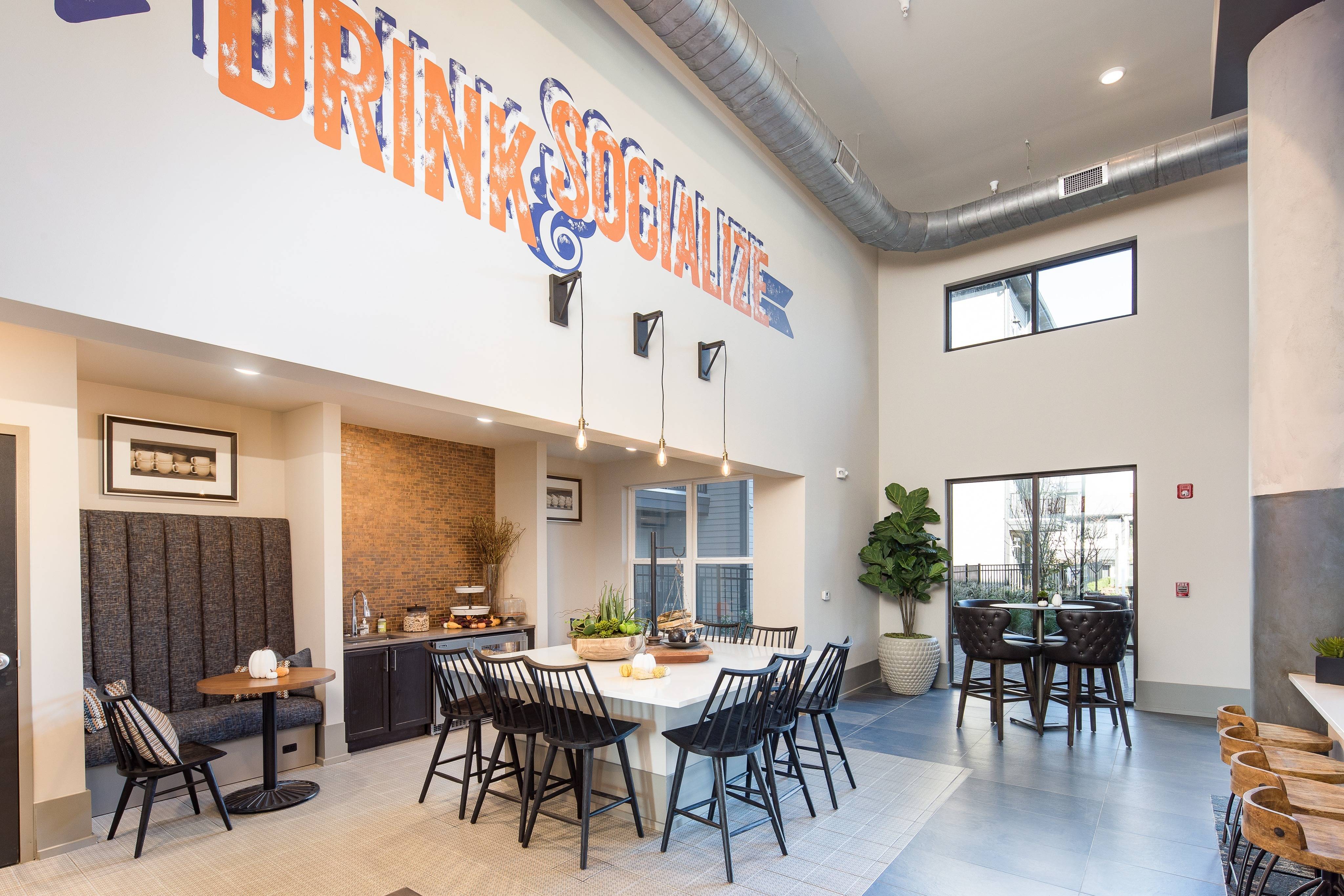 Clubroom Kitchen and Coffee Bar