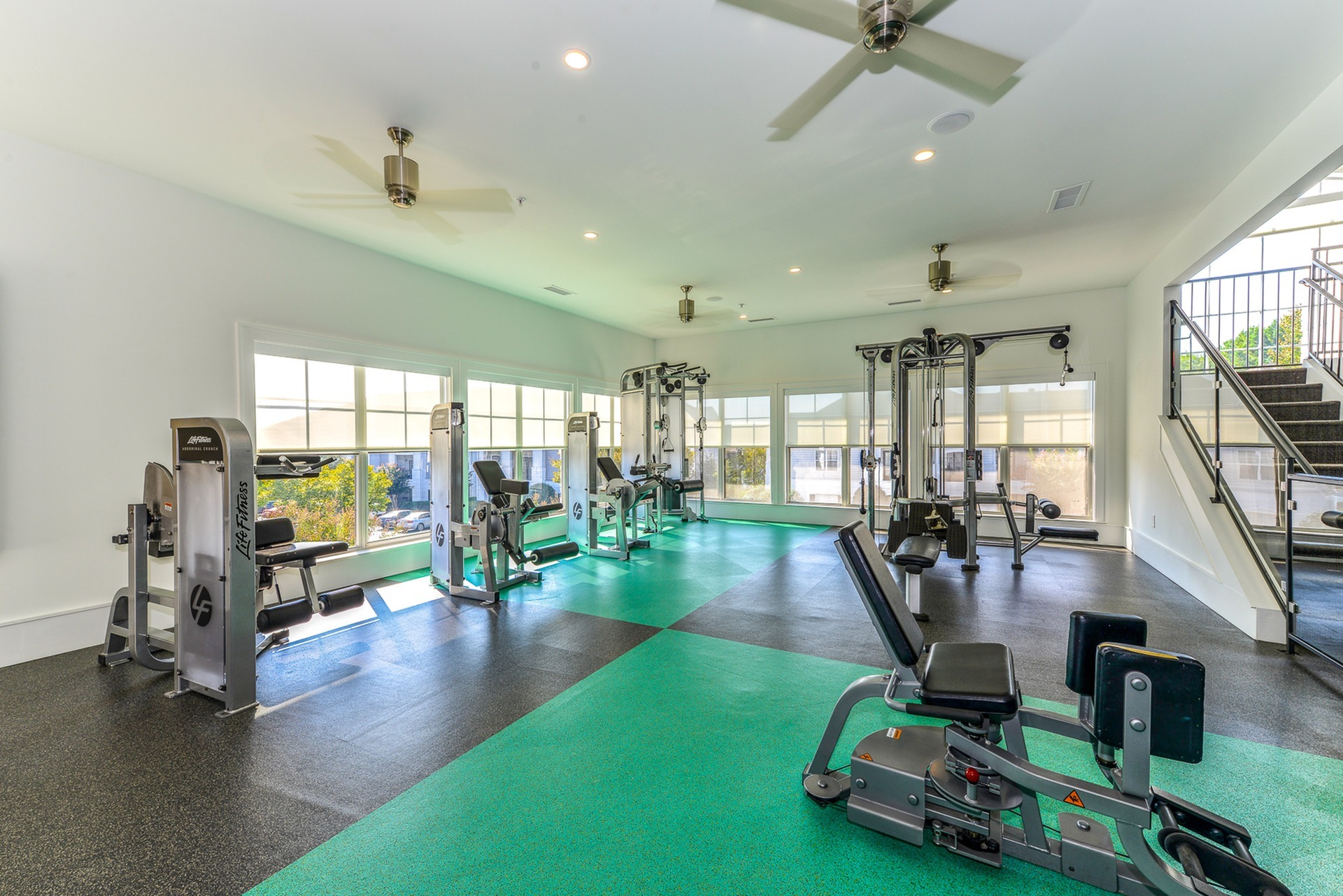 Fitness Center with Strength Equipment