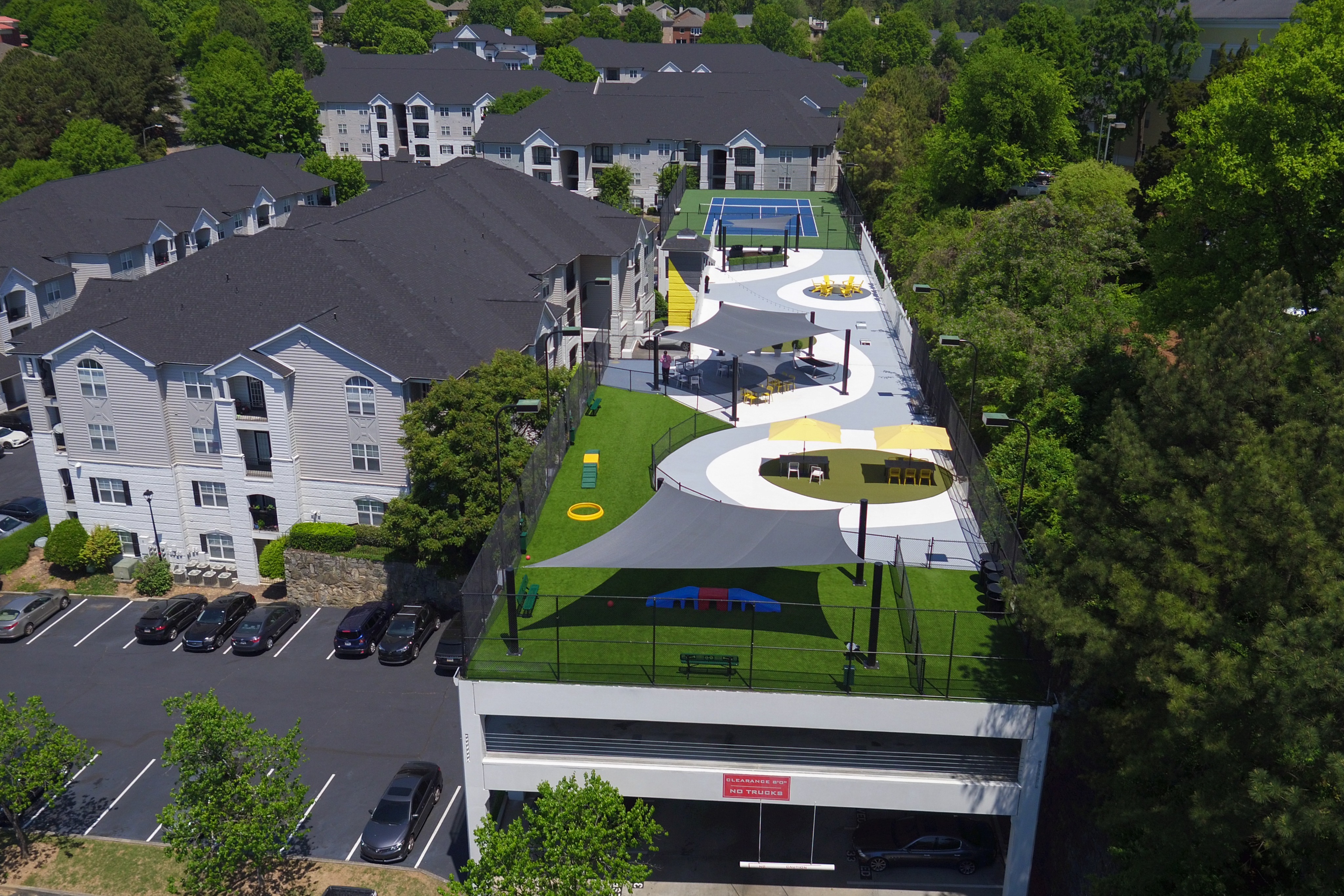 Aerial View of The Roof