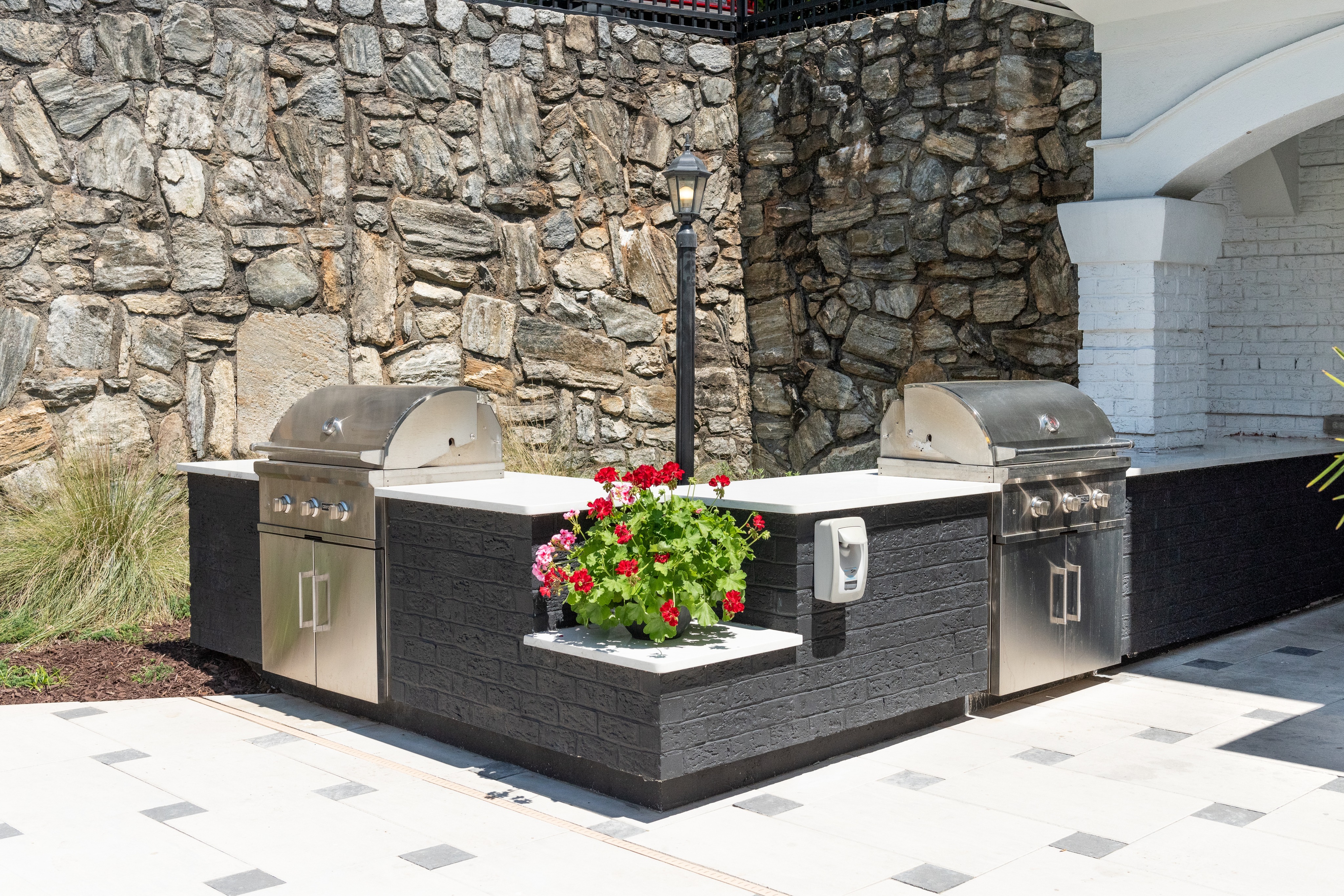 Poolside Grilling Area