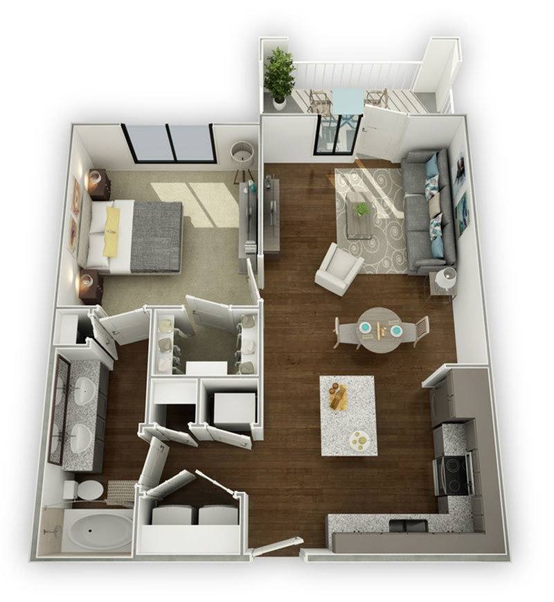 Asheville Exchange A1 Floor Plan