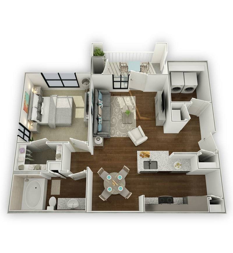 Asheville Exchange A2s Floor Plan