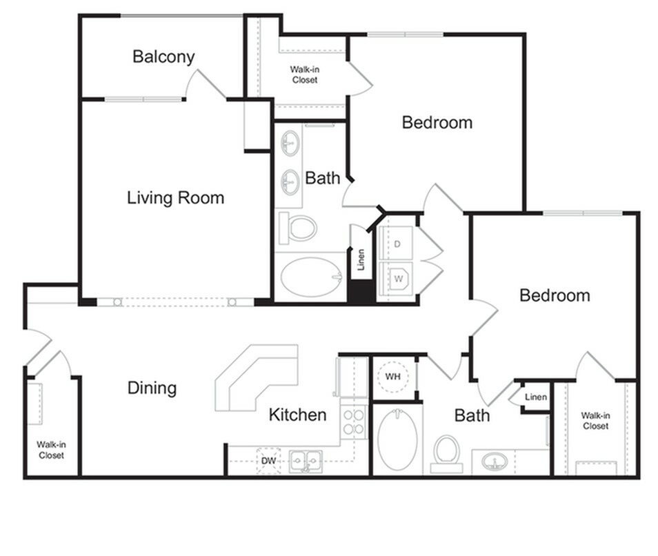 The Woodlands 2 Bed Apartment The Kendrick