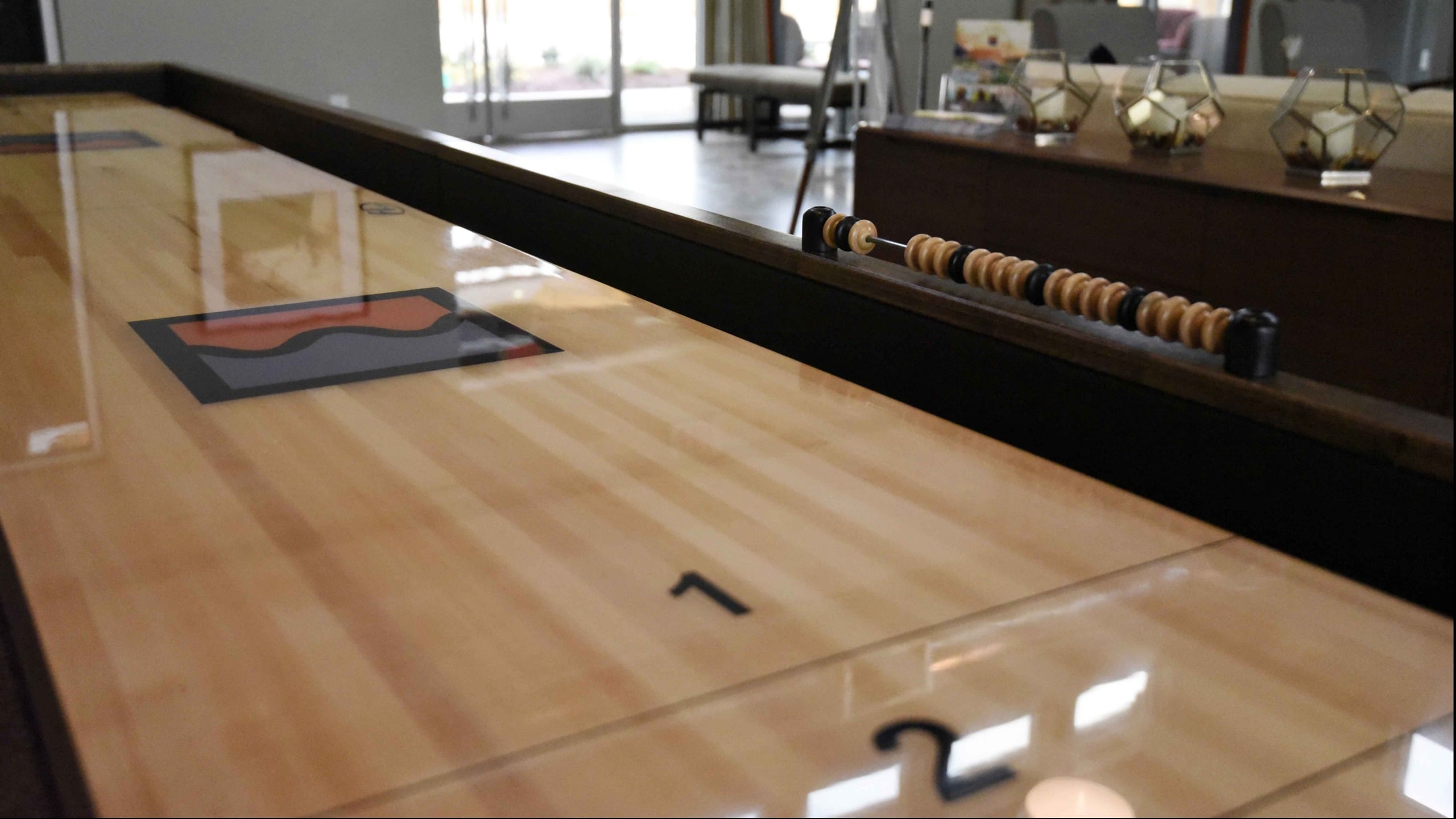 Watervuew clubhouse shuffleboard table