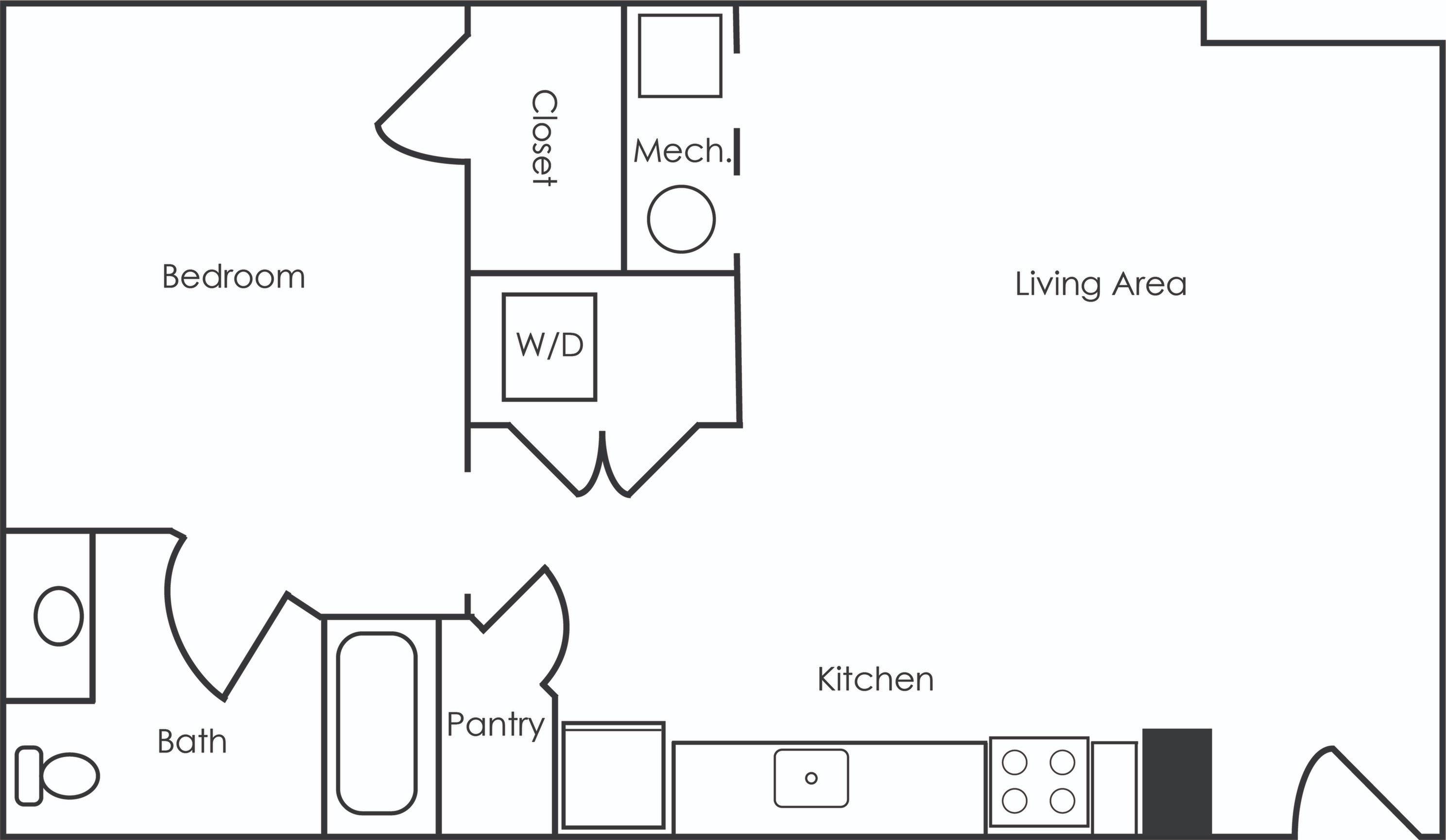 A4 1 Bed Apartment Altitude