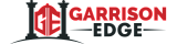Sleek and modern Garrison Edge logo featuring bold architectural elements in black and red.