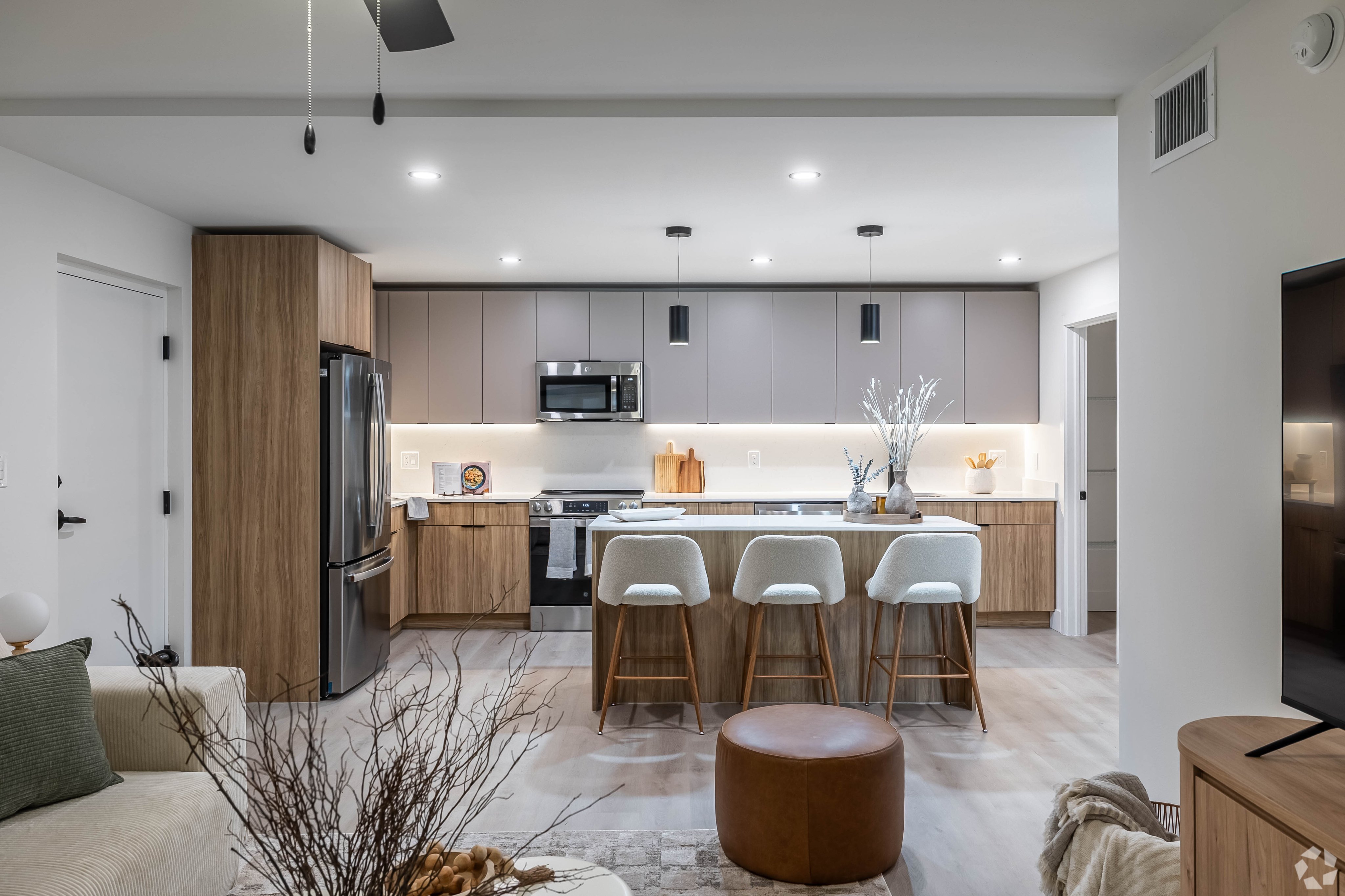 Renovated living room