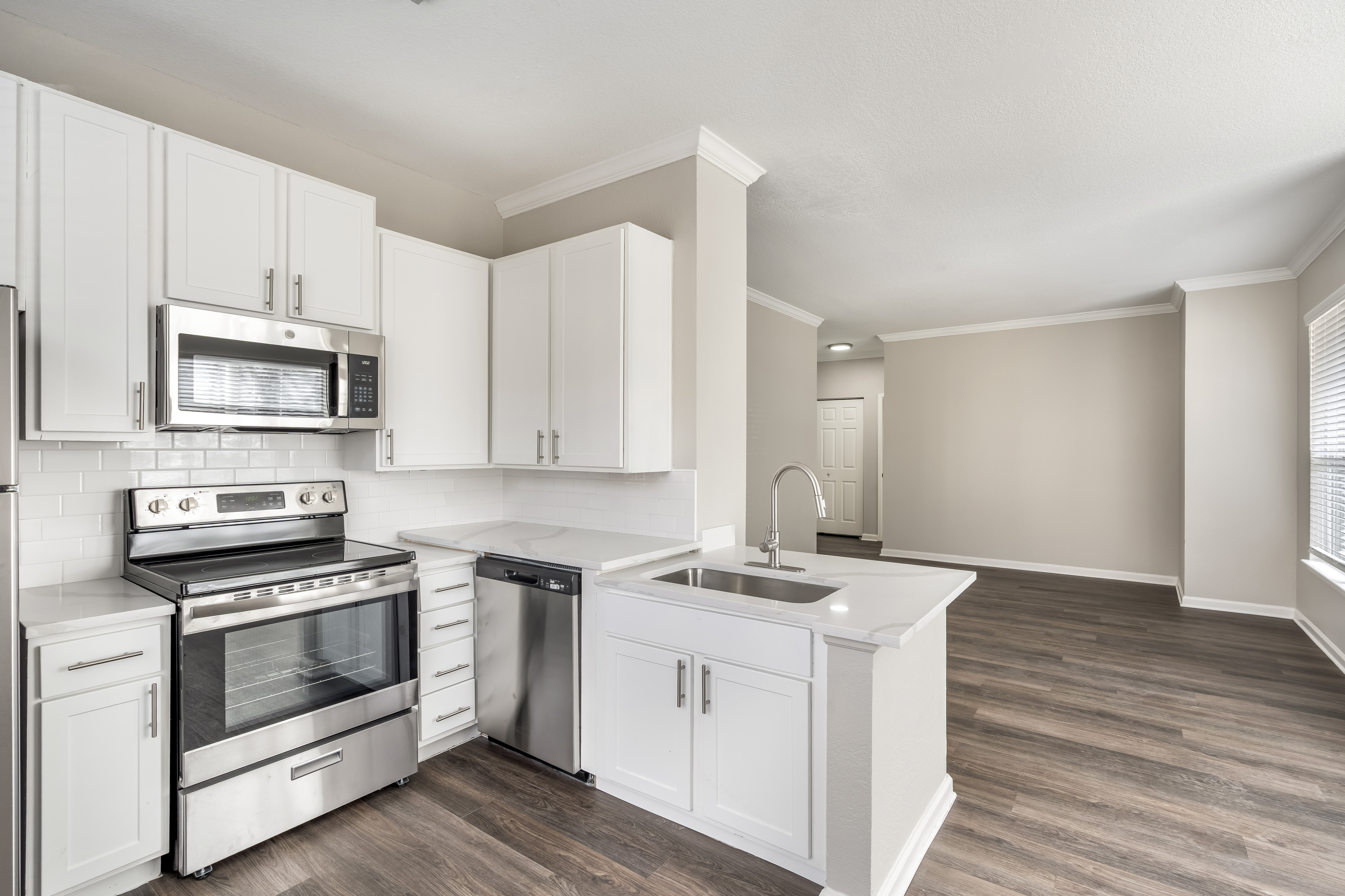Modern renovated kitchen