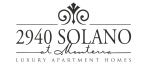 Elegant logo design for 2940 Solano at Monterra, representing luxury apartment homes.