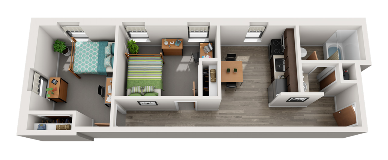 Floor Plans Oxford Village Apartments