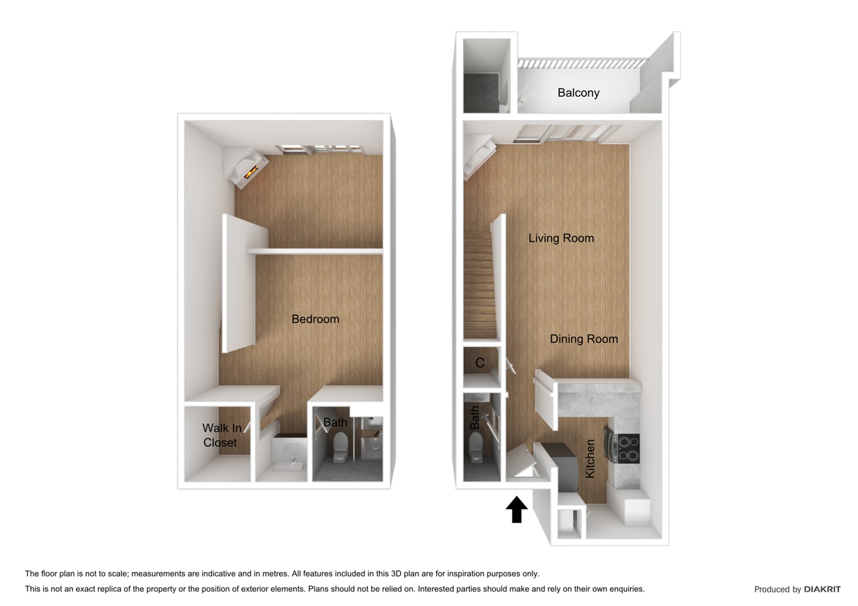 A2 1 Bed Apartment Wedgewood Village