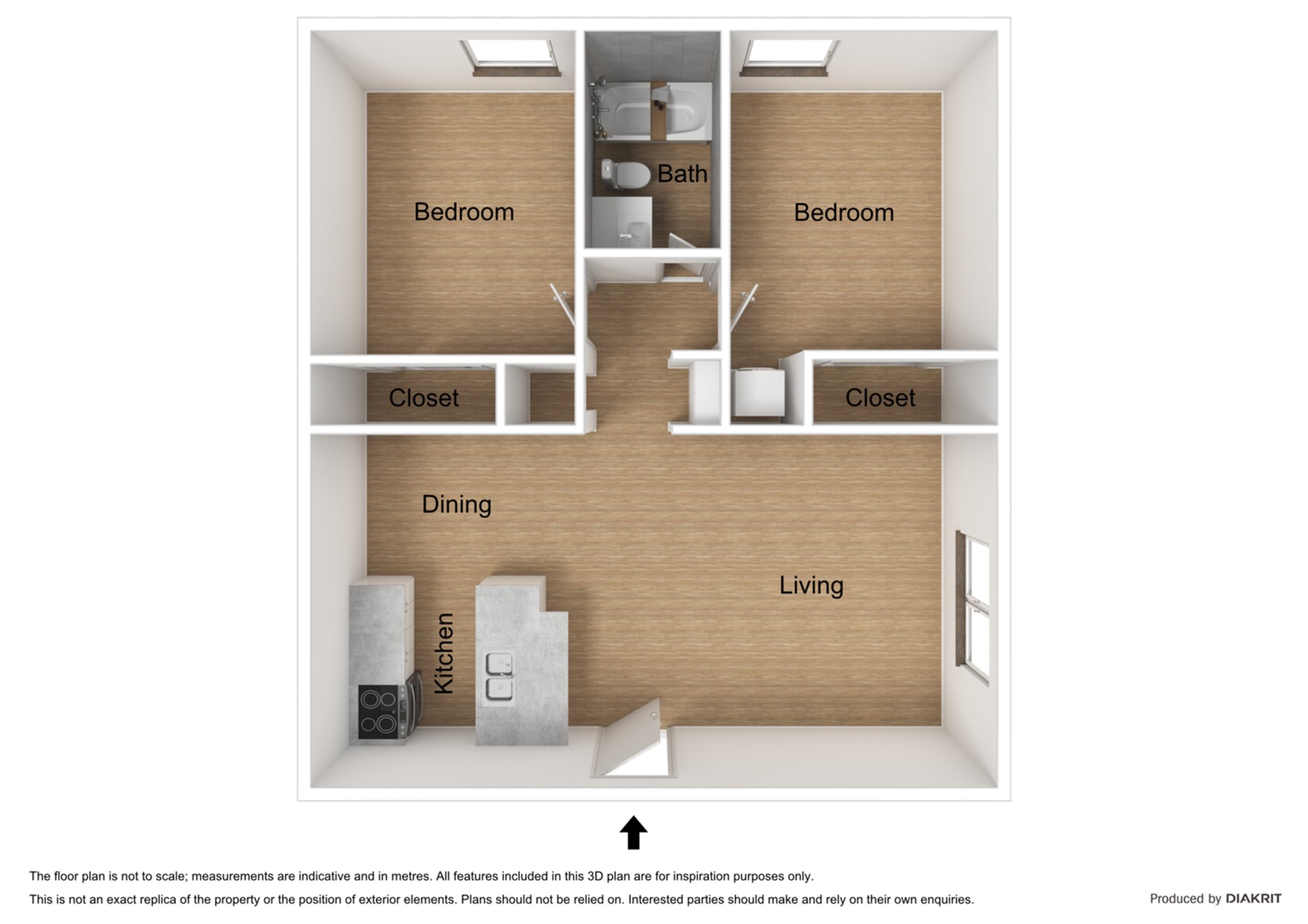 Two Bedroom 2 Bed Apartment Drexel Flats