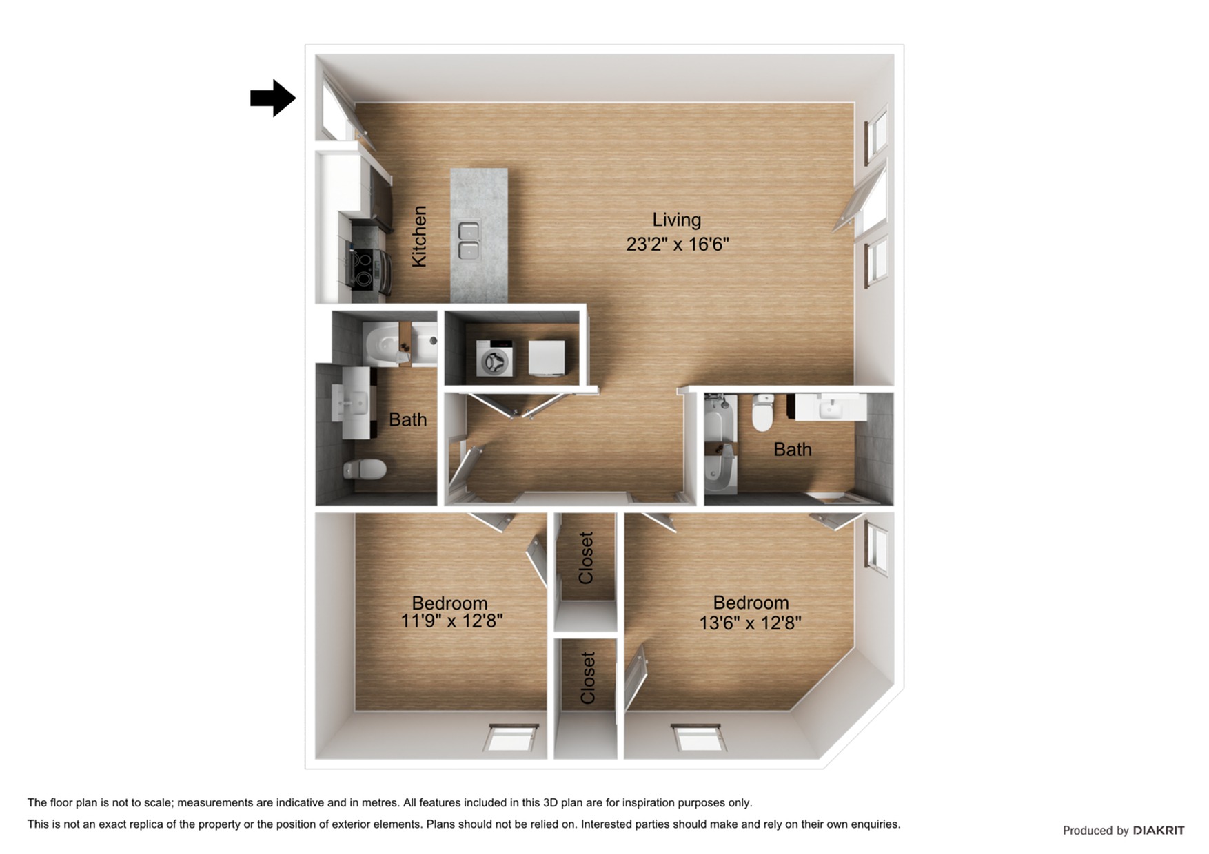 B2 2 Bed Apartment Thrive Jenks