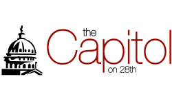 Sleek Capitol Records logo featuring bold red and black text, embodying iconic music industry heritage.