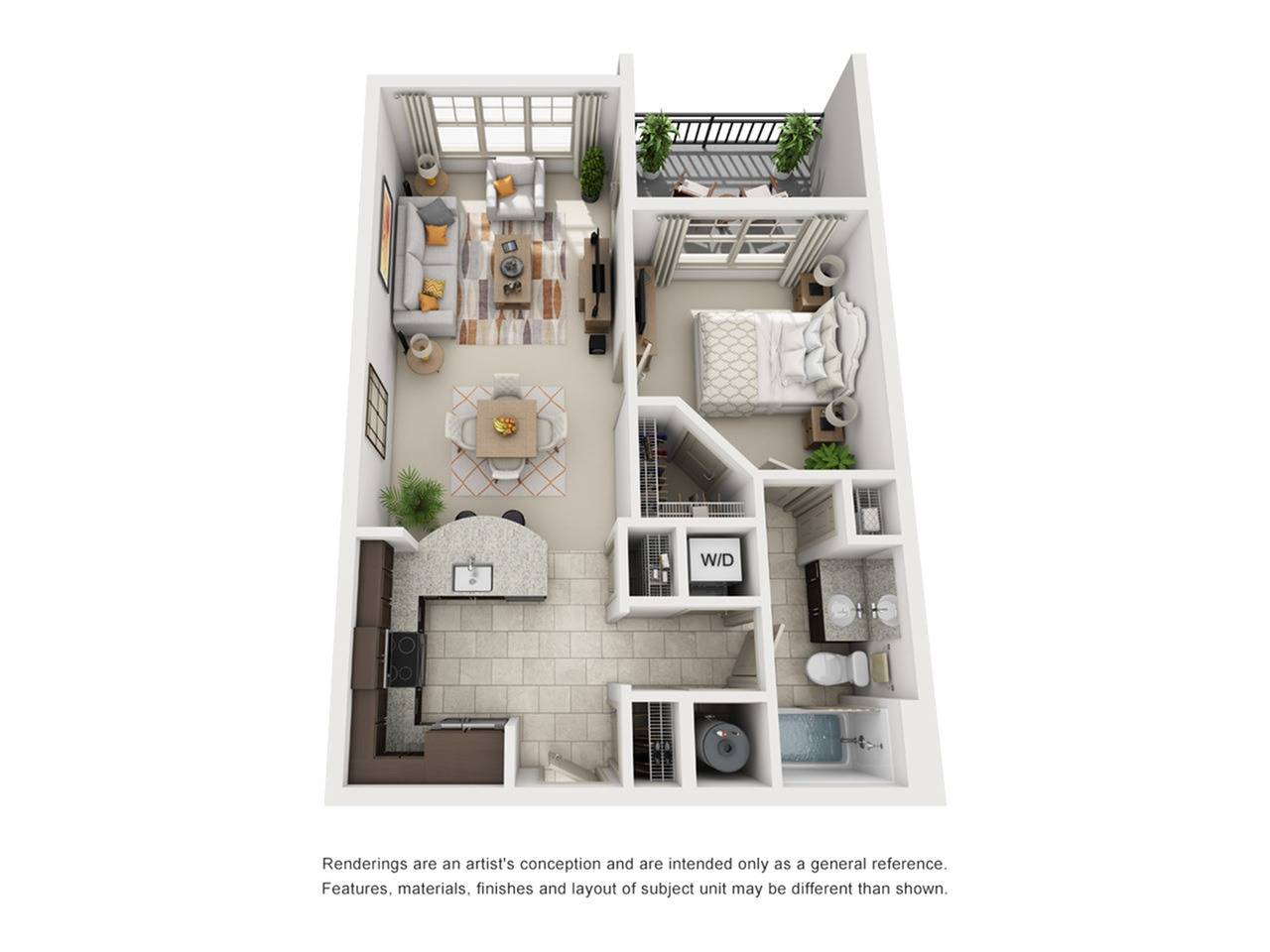 A1 1 Bed Apartment Overton Rise