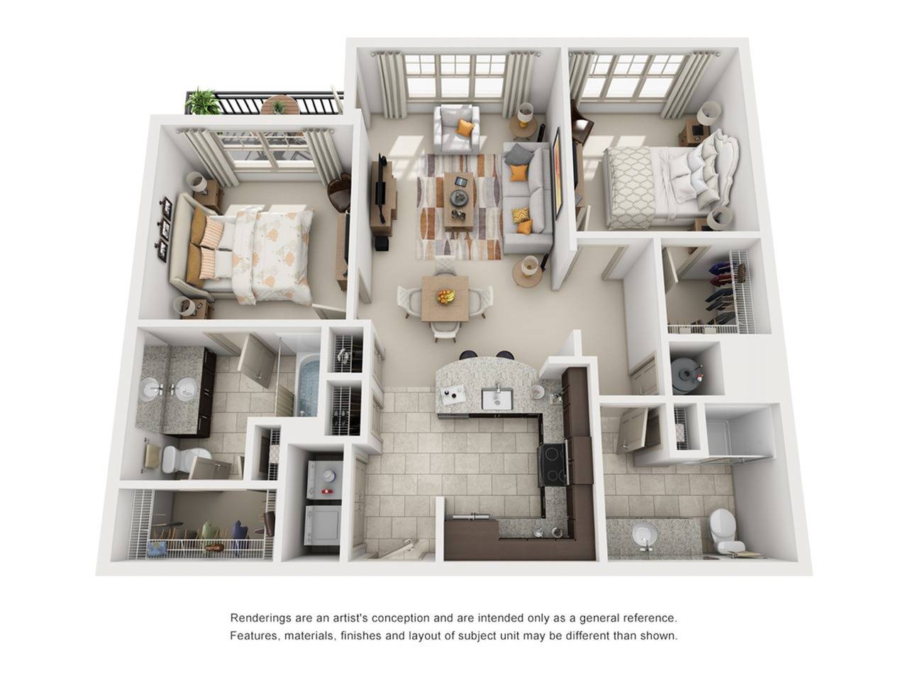 B1 2 Bed Apartment Overton Rise