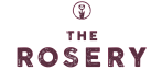 The Rosery Largo Apartments logo featuring a stylized rose symbol.