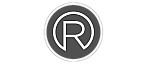Elegant black and white registered trademark logo with a bold, stylized letter R at its center.