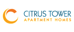 Vibrant Citrus Tower Apartment Homes logo showcasing a modern and inviting design.