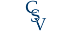 Elegant blue logo featuring interlocking 'C', 'S', and 'V' letters, conveying sophistication and professionalism.
