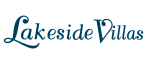 Elegant Lakeside Villas logo in a sophisticated blue script.