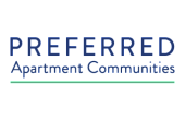 Preferred Apartment Communities logo showcasing modern and stylish branding, ideal for upscale residential living.