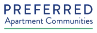 Preferred Apartment Communities logo showcasing modern and stylish branding, ideal for upscale residential living.
