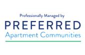 Logo for Preferred Apartment Communities showcasing professional management and modern living spaces.