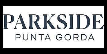 Elegant logo displaying the text 'Parkside Punta Gorda' in sophisticated typography.