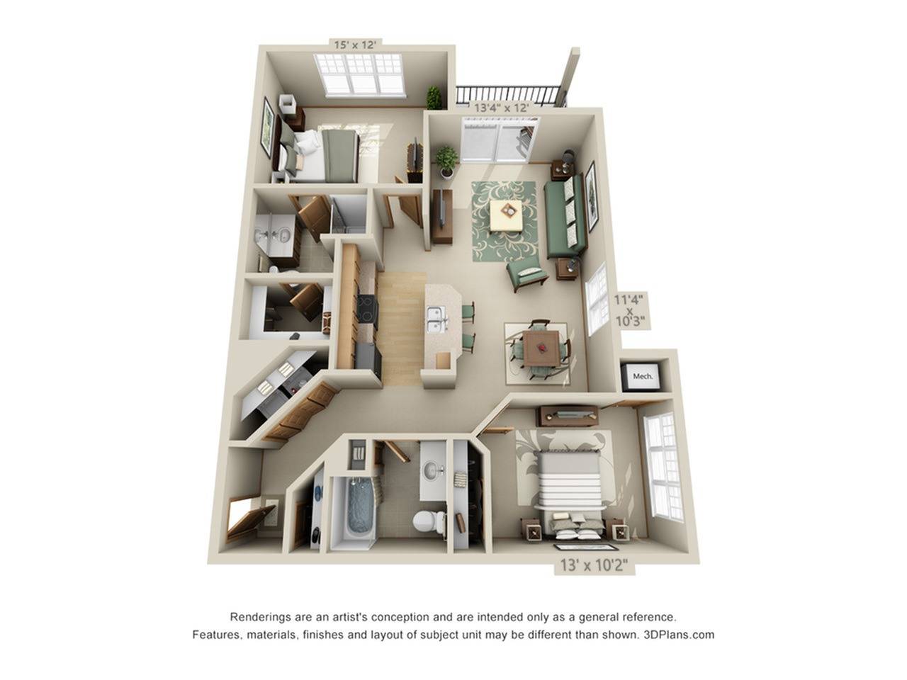 Studio - 2 Bed Apartments - Check Availability | Aspen Ridge