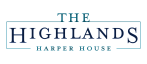Elegant logo design for The Highlands Harper House, featuring a modern and sophisticated font.