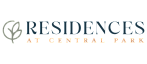 Elegant logo for Residences at Central Park featuring a stylized tree design.