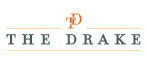 Elegant logo for The Drake, featuring stylish typography and monogram design.