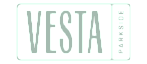 Vibrant and modern Vesta Parkside logo in sleek black and green design.
